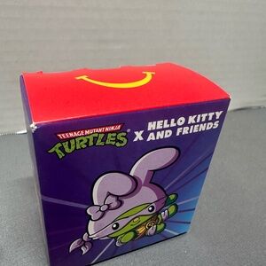 McDonald's Purple and Red Hello Kitty X Teenage Mutant Ninja Turtles Toy Box